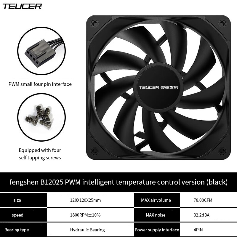 TEUCER PC Computer Case Fan PW - Gpu Cooler review and price