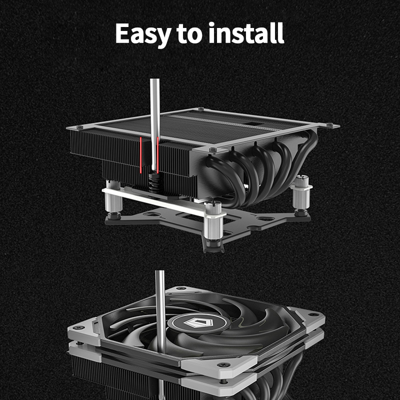 ID-COOLING IS-55 5Heatpipe CPU - Cpu Heatsink review and price